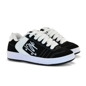 Tênis Qix Chorão Labo B Preto e Branco Streetwear