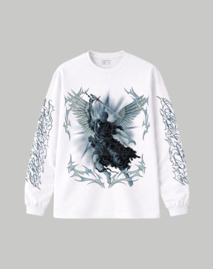 Camiseta Blunt Manga Longa Premium Sword - Branco