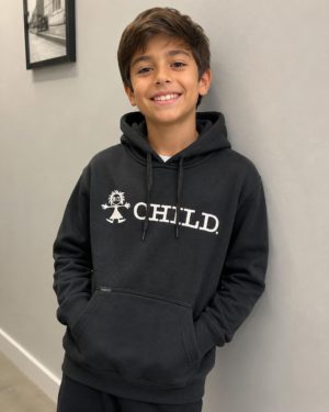 Moletom Child Canguru Fechado Juvenil Type Preto
